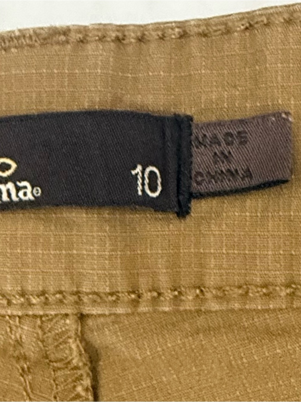 Parana Bermuda Women’s Sz 10 Khaki Tan - Picture 8 of 10